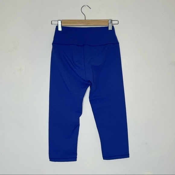 Gymshark Dreamy Cropped Leggings Blue Indigo XS - Picture 3 of 5